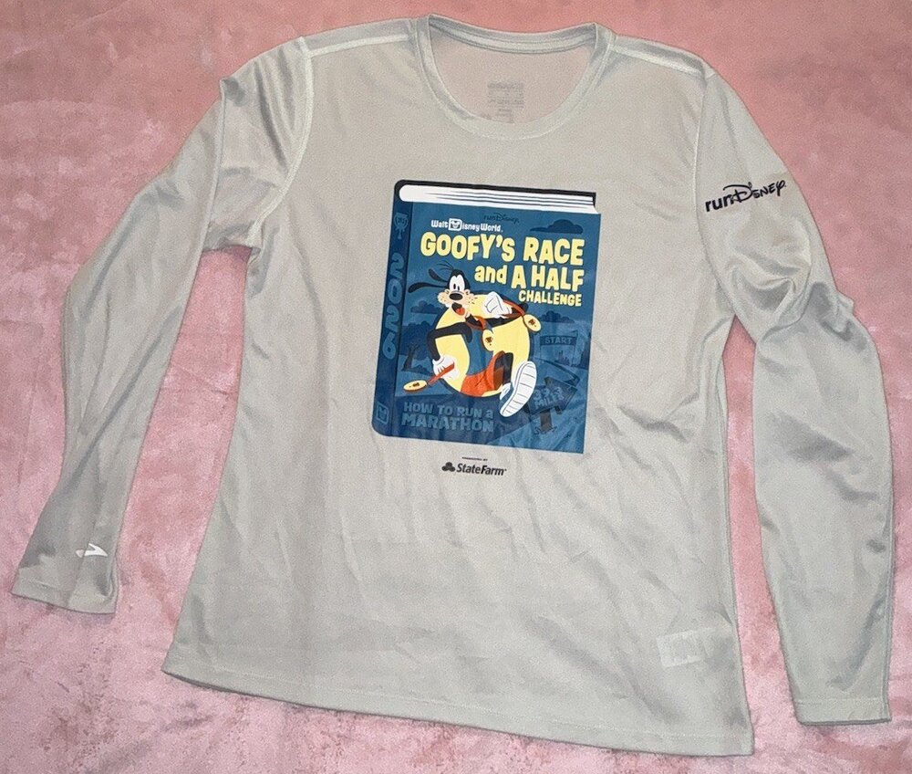 Disney Marathon 2026 Goofy’s Race And A  Half Challenge Men’s Shirt Size M VGC